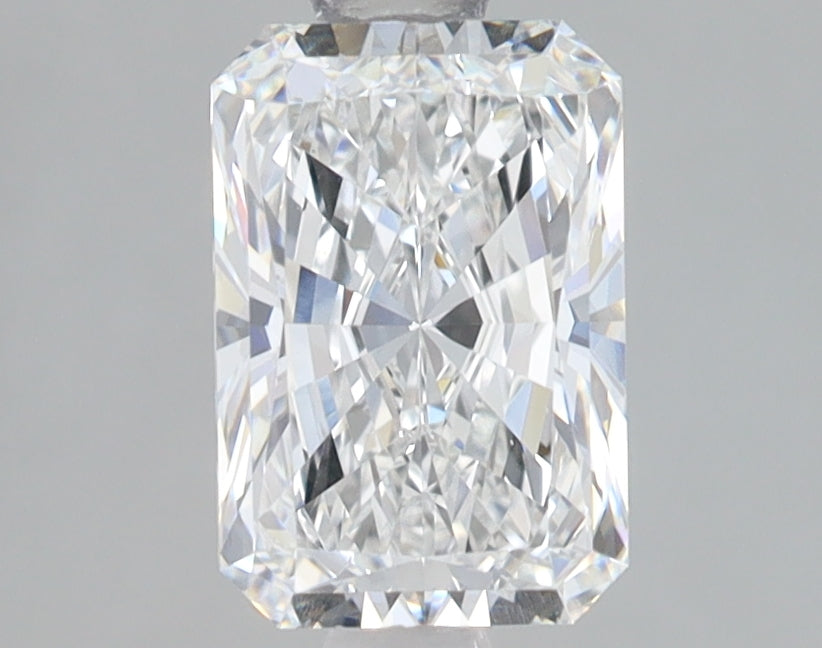 1.51 Carat Radiant Lab Diamond with  Cut Diamond in 14KT  view 1
