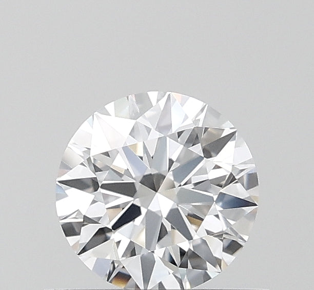 0.51 Carat Round Lab Diamond with  Cut Diamond in 14KT  view 1
