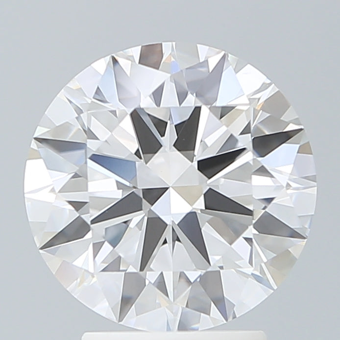 3.17 Carat Round Lab Diamond with  Cut Diamond in 14KT  view 1

