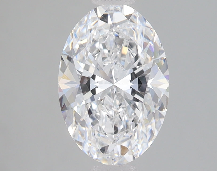 1.59 Carat Oval Lab Diamond with  Cut Diamond in 14KT  view 1
