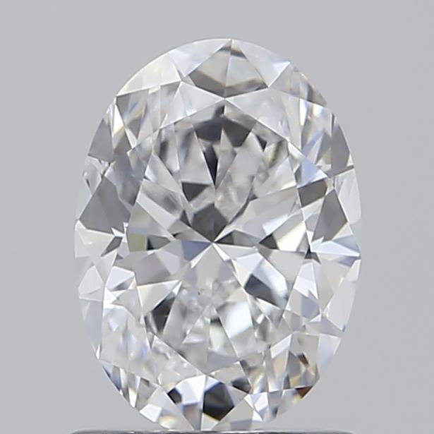 0.92 Carat Oval Lab Diamond with  Cut Diamond in 14KT  view 1
