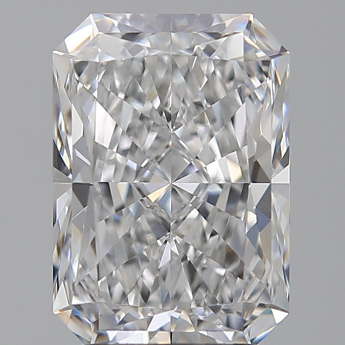 3.06 Carat Radiant Lab Diamond with  Cut Diamond in 14KT  view 1
