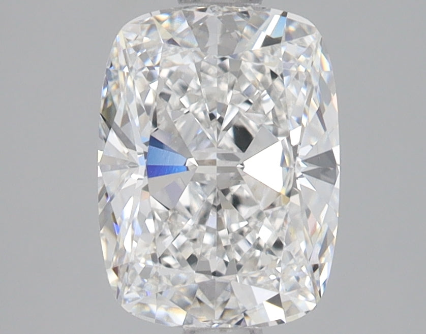 2.01 Carat Cushion Lab Diamond with  Cut Diamond in 14KT  view 1
