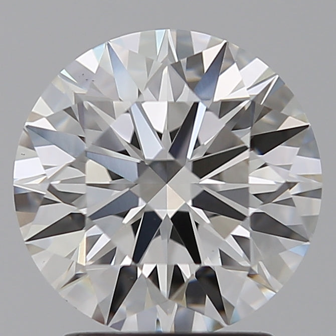 2.06 Carat Round Lab Diamond with  Cut Diamond in 14KT  view 1

