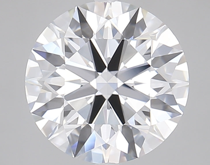 3.18 Carat Round Lab Diamond with  Cut Diamond in 14KT  view 1
