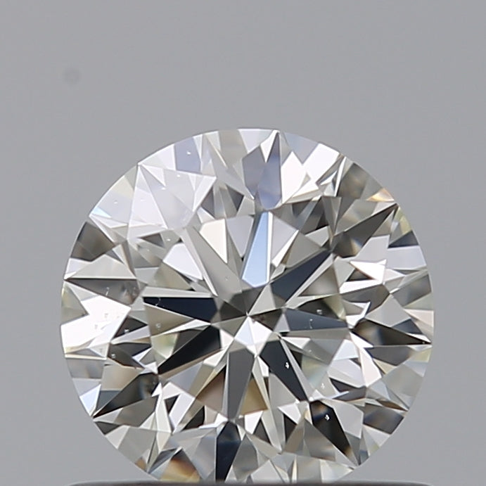 0.62 Carat Round Natural Diamond with  Cut Diamond in 14KT  view 1

