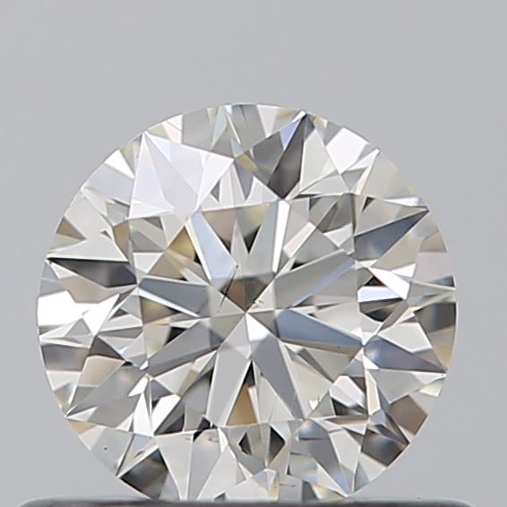0.51 Carat Round Natural Diamond with  Cut Diamond in 14KT  view 1
