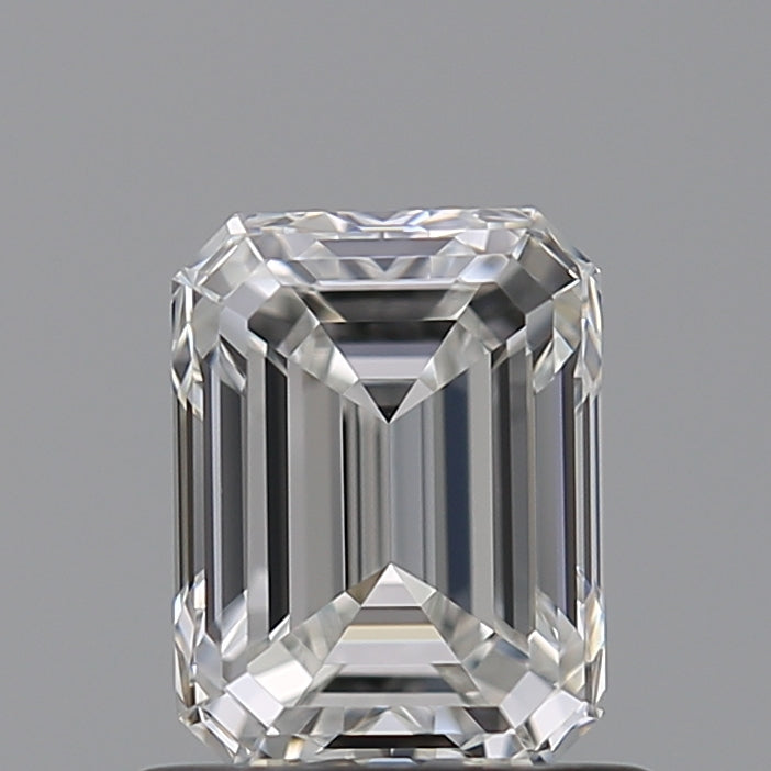 0.82 Carat Emerald Natural Diamond with  Cut Diamond in 14KT  view 1
