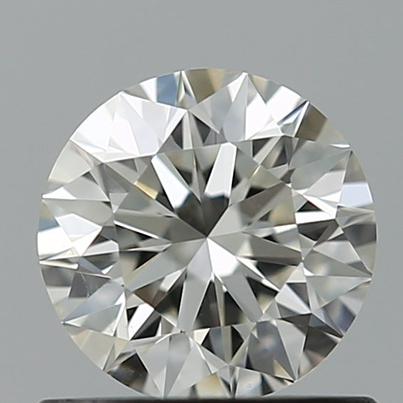 0.6 Carat Round Natural Diamond with  Cut Diamond in 14KT  view 1
