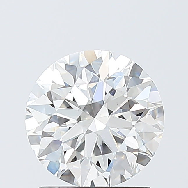 1.51 Carat Round Lab Diamond with  Cut Diamond in 14KT  view 1
