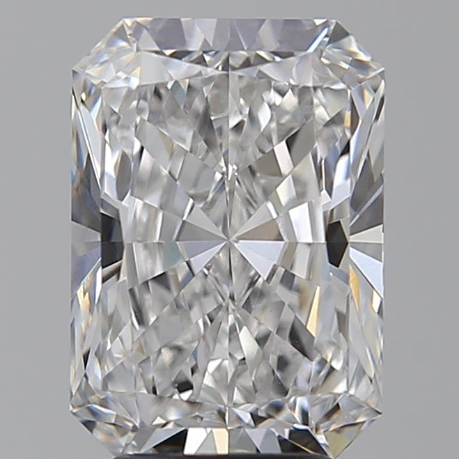 4.1 Carat Radiant Lab Diamond with  Cut Diamond in 14KT  view 1
