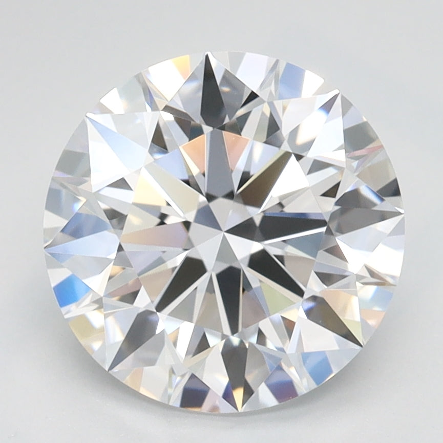 2.24 Carat Round Lab Diamond with  Cut Diamond in 14KT  view 1
