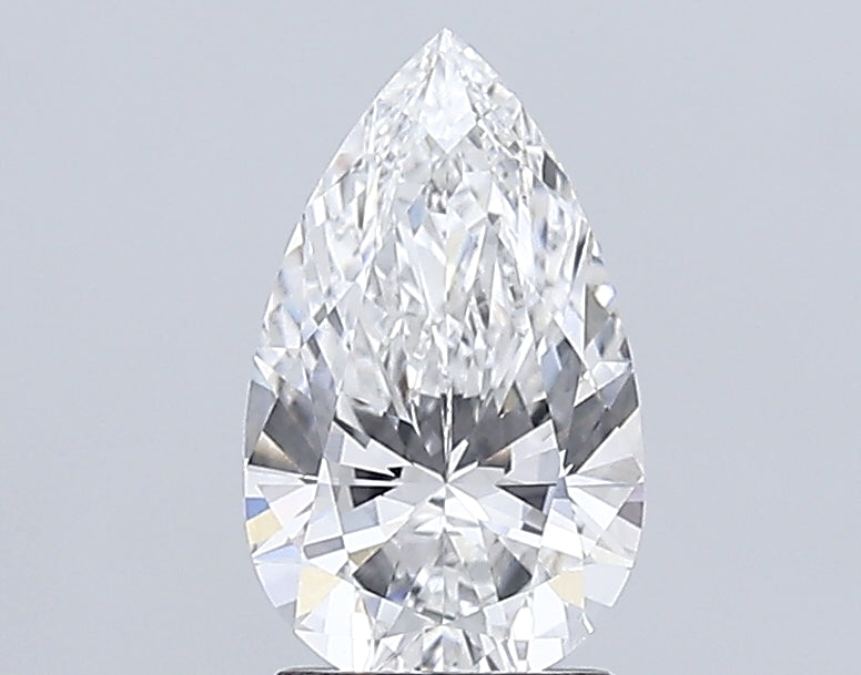 2.02 Carat Pear Lab Diamond with  Cut Diamond in 14KT  view 1
