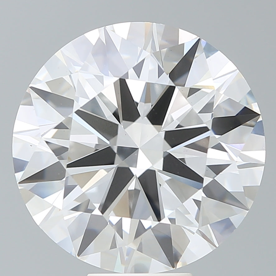11.09 Carat Round Lab Diamond with  Cut Diamond in 14KT  view 1
