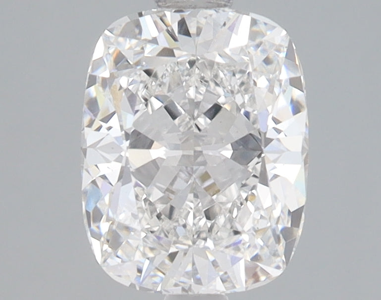 1.58 Carat Cushion Lab Diamond with  Cut Diamond in 14KT  view 1
