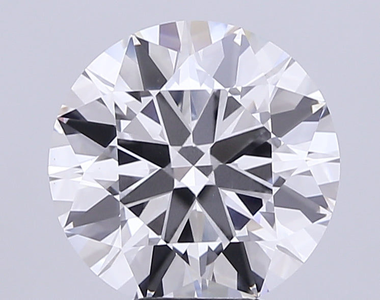 7.01 Carat Round Lab Diamond with  Cut Diamond in 14KT  view 1
