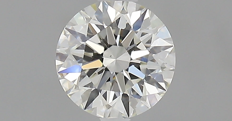 0.75 Carat Round Natural Diamond with  Cut Diamond in 14KT  view 1
