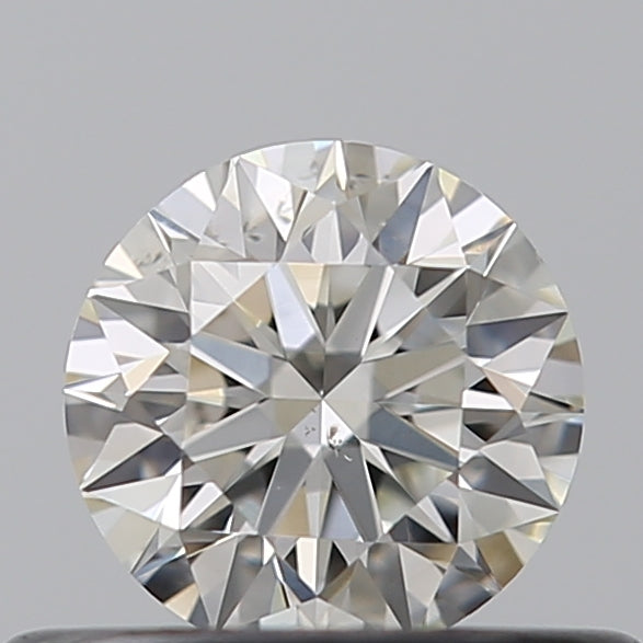 0.36 Carat Round Natural Diamond with  Cut Diamond in 14KT  view 1
