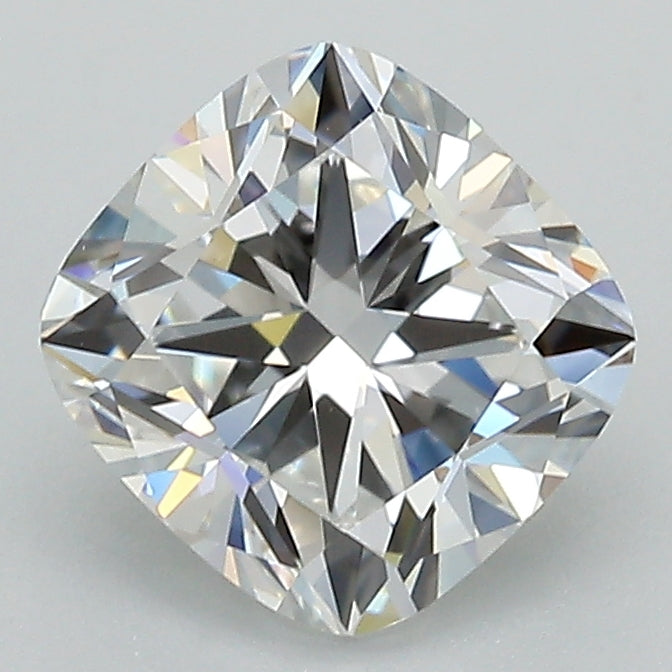 2.0 Carat Cushion Lab Diamond with  Cut Diamond in 14KT  view 1
