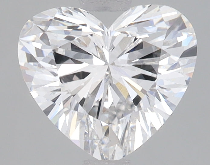1.55 Carat Heart Lab Diamond with  Cut Diamond in 14KT  view 1

