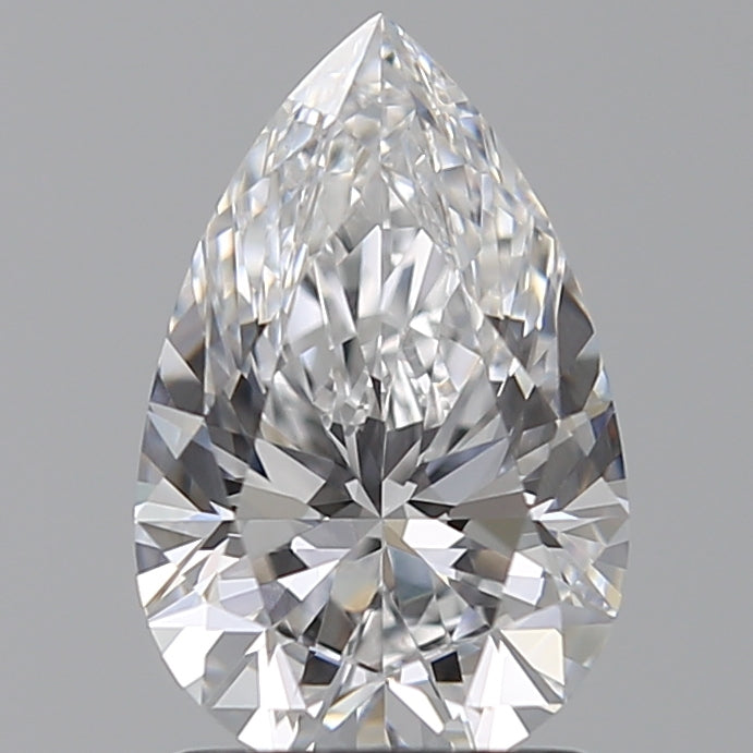 1.51 Carat Pear Lab Diamond with  Cut Diamond in 14KT  view 1
