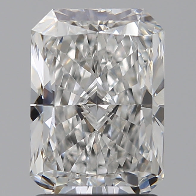 1.75 Carat Radiant Lab Diamond with  Cut Diamond in 14KT  view 1
