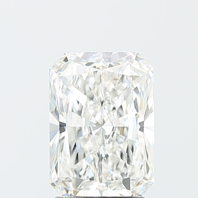 2.14 Carat Radiant Lab Diamond with  Cut Diamond in 14KT  view 1
