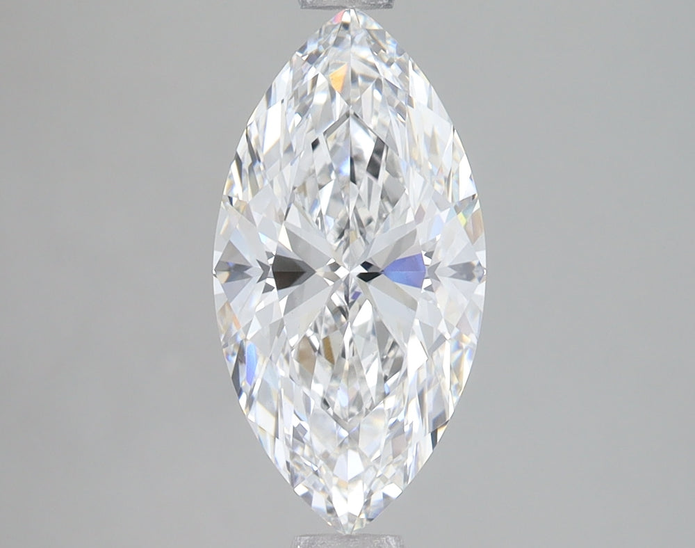 2.23 Carat Marquise Lab Diamond with  Cut Diamond in 14KT  view 1
