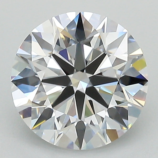 2.0 Carat Round Lab Diamond with  Cut Diamond in 14KT  view 1
