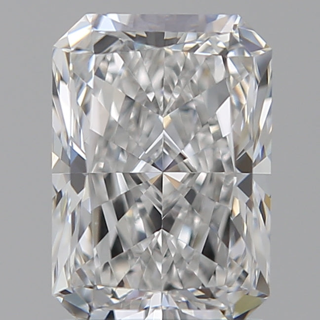 1.52 Carat Radiant Lab Diamond with  Cut Diamond in 14KT  view 1
