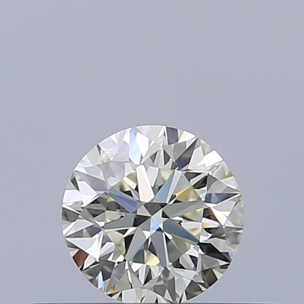 0.3 Carat Round Natural Diamond with  Cut Diamond in 14KT  view 1
