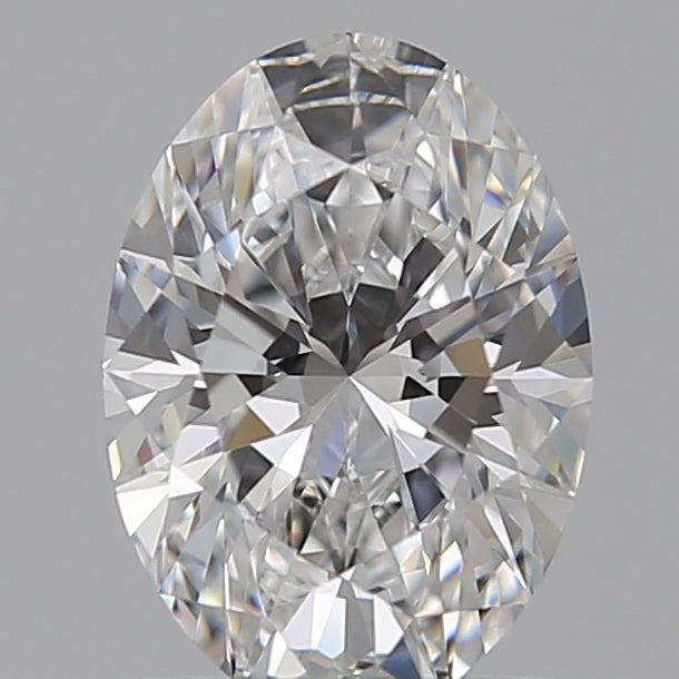 1.09 Carat Oval Lab Diamond with  Cut Diamond in 14KT  view 1
