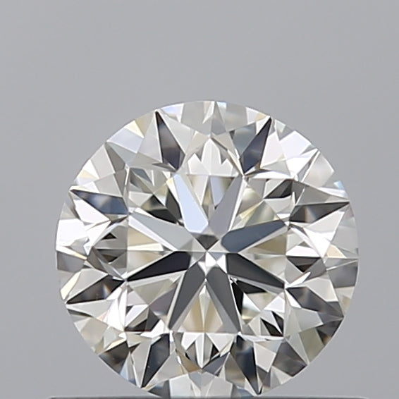 0.5 Carat Round Natural Diamond with  Cut Diamond in 14KT  view 1
