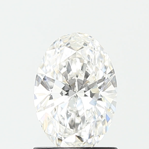1.07 Carat Oval Lab Diamond with  Cut Diamond in 14KT  view 1
