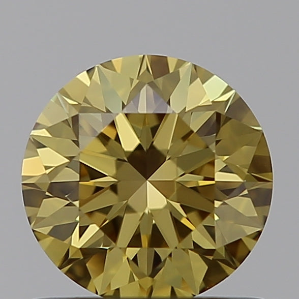 0.77 Carat Round Lab Diamond with  Cut Diamond in 14KT  view 1

