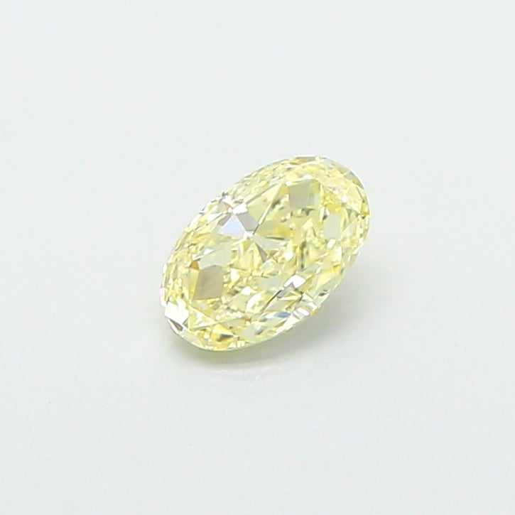 0.37 Carat Oval Lab Diamond with  Cut Diamond in 14KT  view 1
