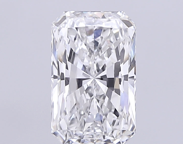 4.1 Carat Radiant Lab Diamond with  Cut Diamond in 14KT  view 1

