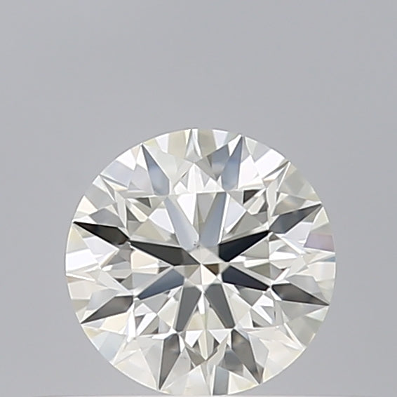 0.34 Carat Round Natural Diamond with  Cut Diamond in 14KT  view 1
