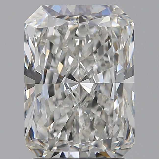 2.04 Carat Radiant Lab Diamond with  Cut Diamond in 14KT  view 1
