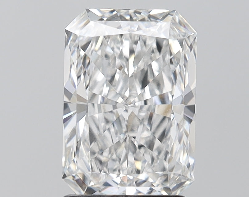 1.93 Carat Radiant Lab Diamond with  Cut Diamond in 14KT  view 1
