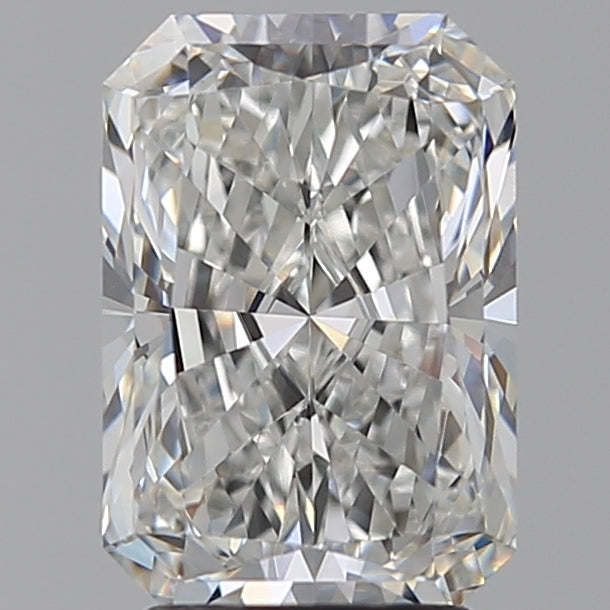 3.05 Carat Radiant Lab Diamond with  Cut Diamond in 14KT  view 1
