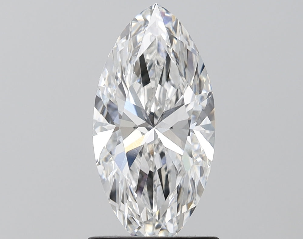 1.7 Carat Marquise Lab Diamond with  Cut Diamond in 14KT  view 1

