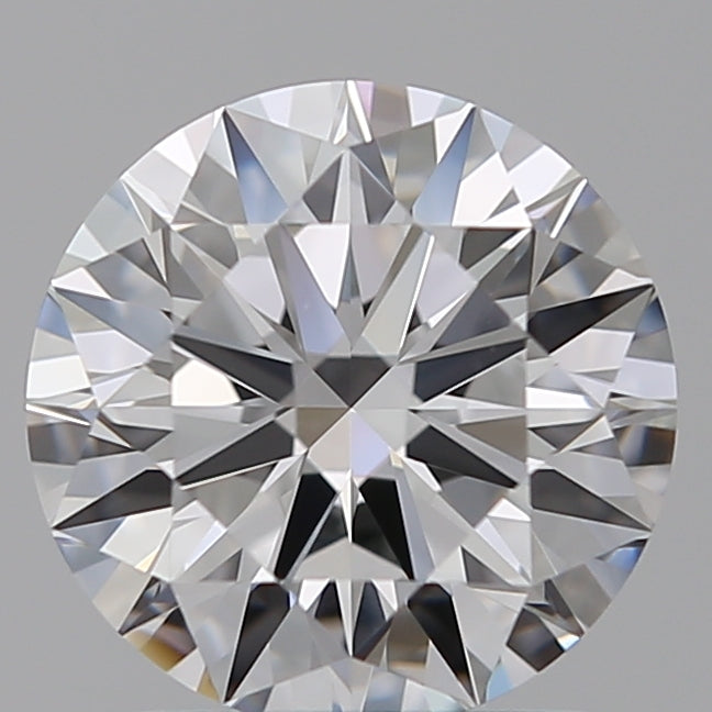 1.4 Carat Round Lab Diamond with  Cut Diamond in 14KT  view 1
