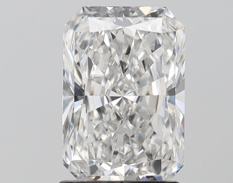 1.74 Carat Radiant Lab Diamond with  Cut Diamond in 14KT  view 1
