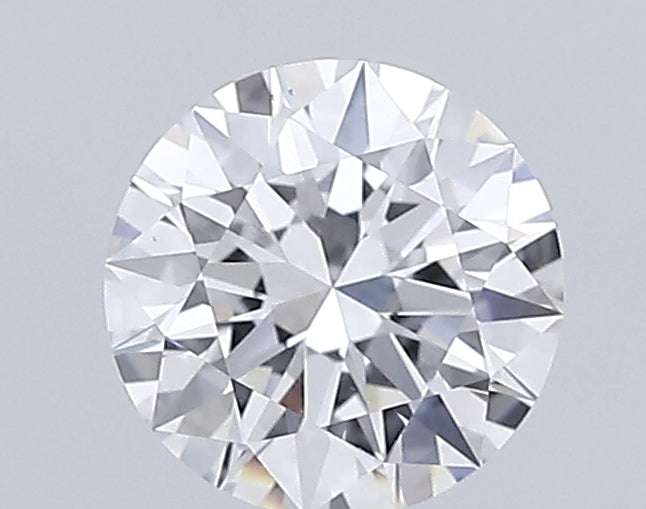 1.5 Carat Round Lab Diamond with  Cut Diamond in 14KT  view 1
