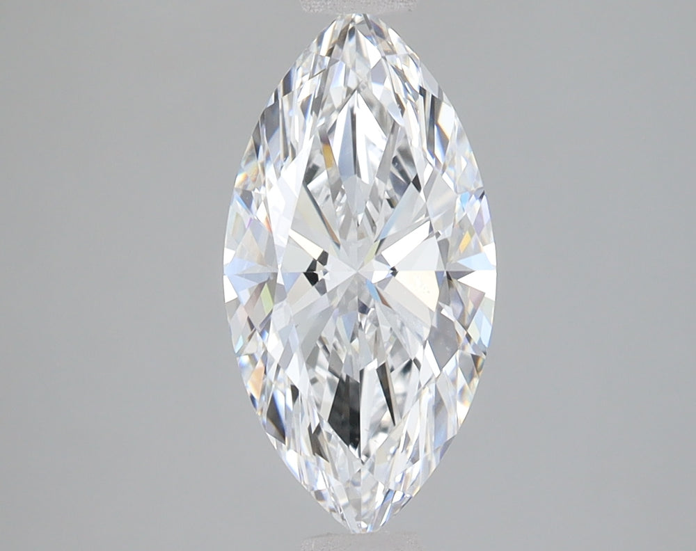 1.86 Carat Marquise Lab Diamond with  Cut Diamond in 14KT  view 1
