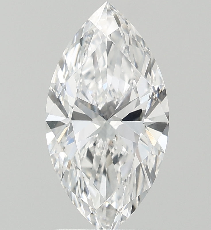 2.02 Carat Marquise Lab Diamond with  Cut Diamond in 14KT  view 1
