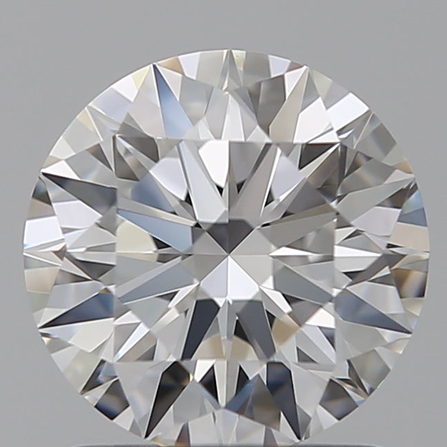 1.27 Carat Round Lab Diamond with  Cut Diamond in 14KT  view 1
