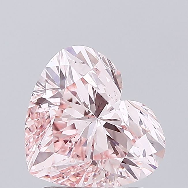 1.82 Carat Heart Lab Diamond with  Cut Diamond in 14KT  view 1
