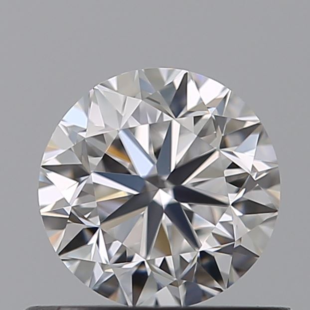 0.5 Carat Round Natural Diamond with  Cut Diamond in 14KT  view 1
